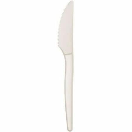 Wna-Comet Knives, Plant Starch, 7inL, Natural White, 50PK WNAEPS001